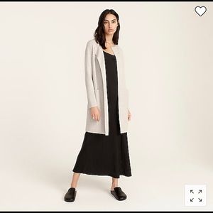 J.crew Juliette collarless sweater-blazer XS Grey